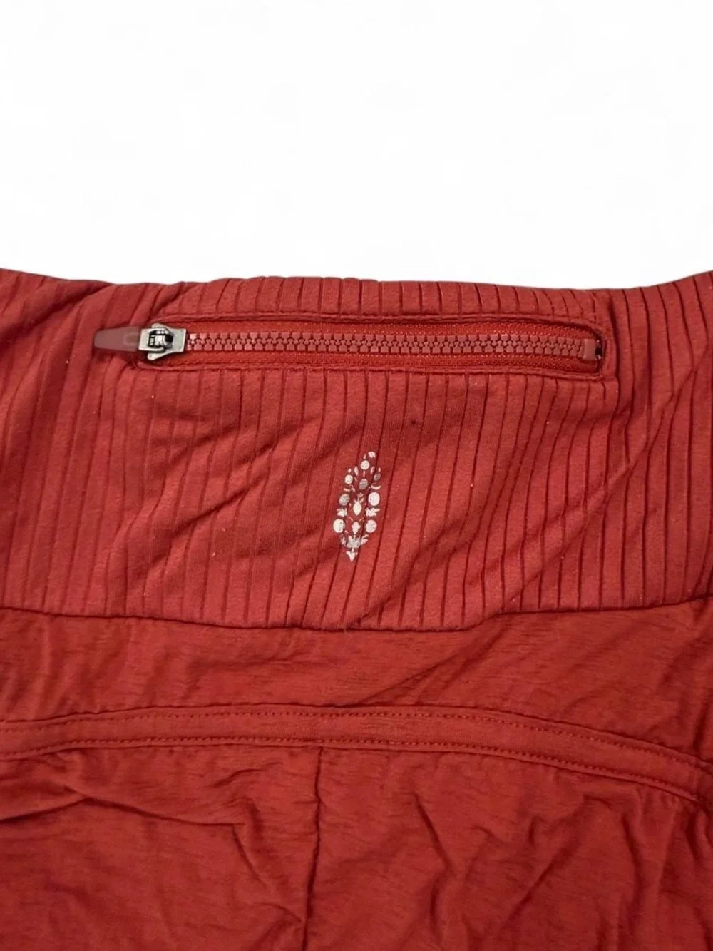 Free People Movement Ruched Joggers Rust Medium